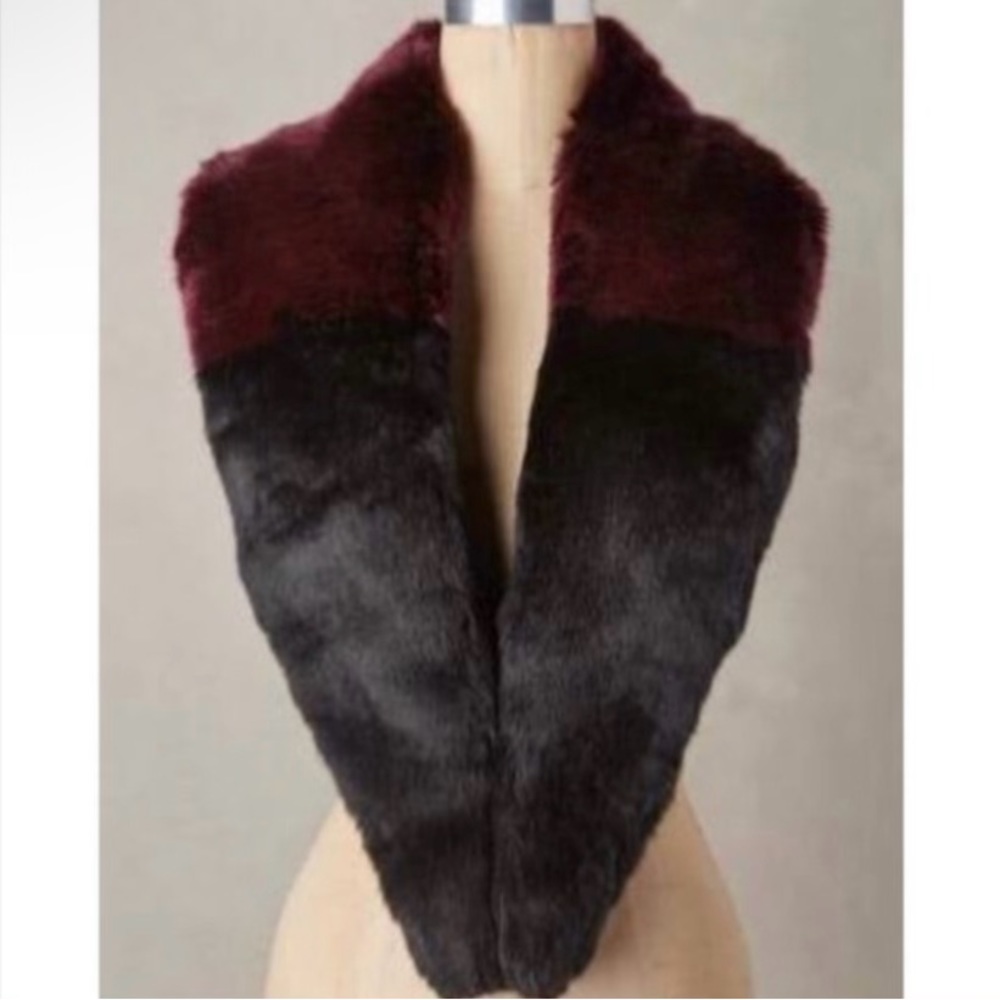 Anthropology Evangeline Fur Scarf